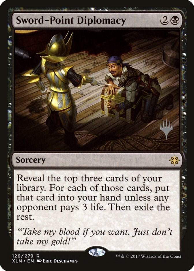 Sword Point Diplomacy 126 (Promo Pack: Core Set 2020)  - Foil | Good Games Adelaide SA
