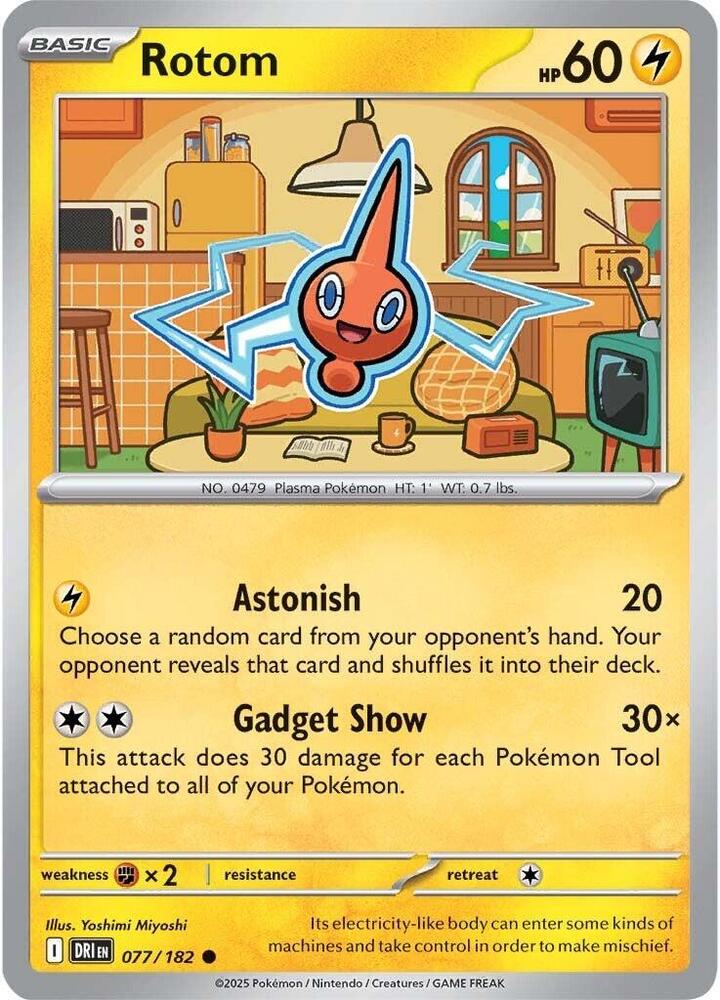 Rotom 077 182 077/182 (SV10: Destined Rivals)  | Good Games Adelaide SA