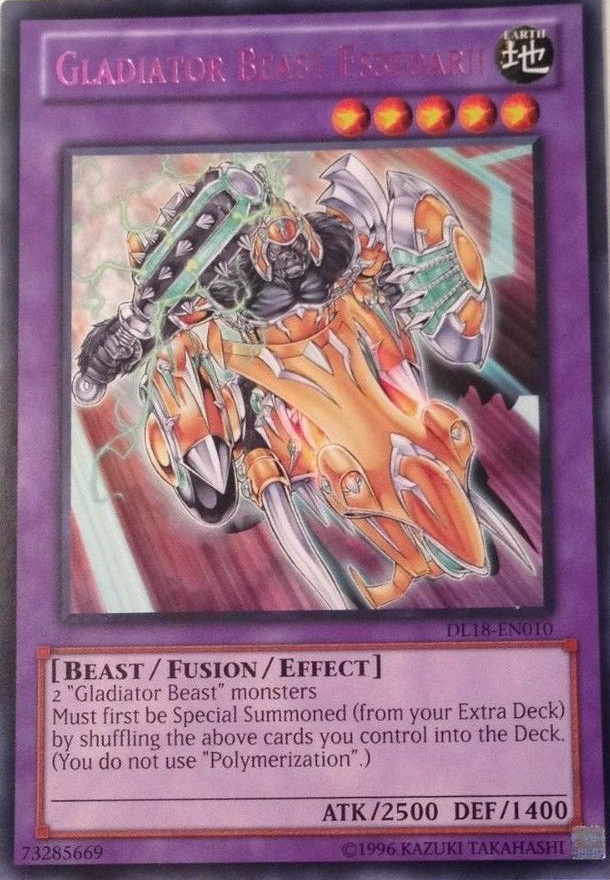 Gladiator Beast Essedarii (Purple) [DL18-EN010] Rare | Good Games Adelaide SA