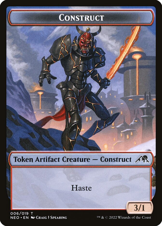 Construct Token 6 (Kamigawa: Neon Dynasty)  | Good Games Adelaide SA
