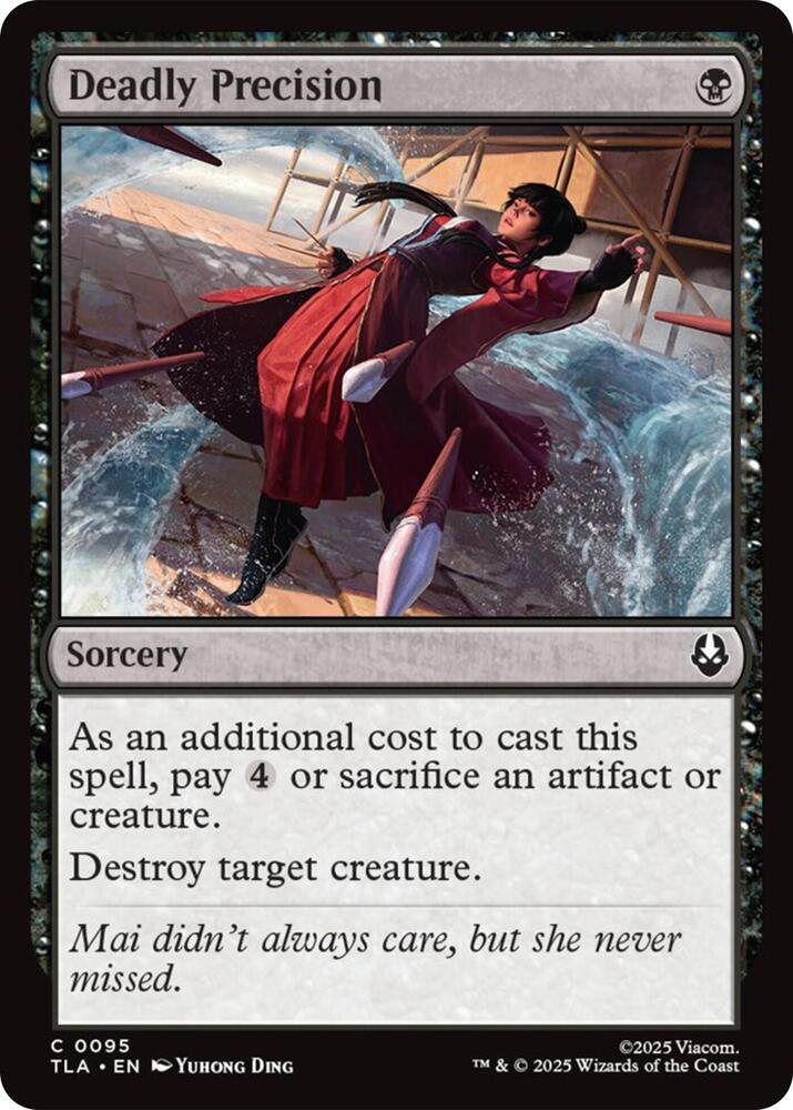 Deadly Precision 95 (Avatar: The Last Airbender)  - Foil | Good Games Adelaide SA
