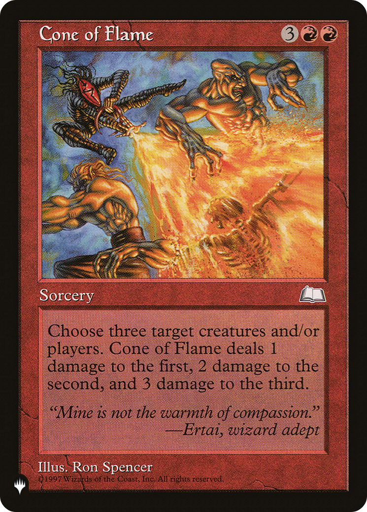 Cone of Flame [The List Reprints] | Good Games Adelaide SA