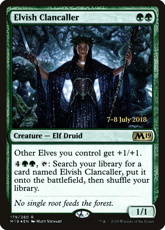 Elvish Clancaller [Core Set 2019 Promos] | Good Games Adelaide SA
