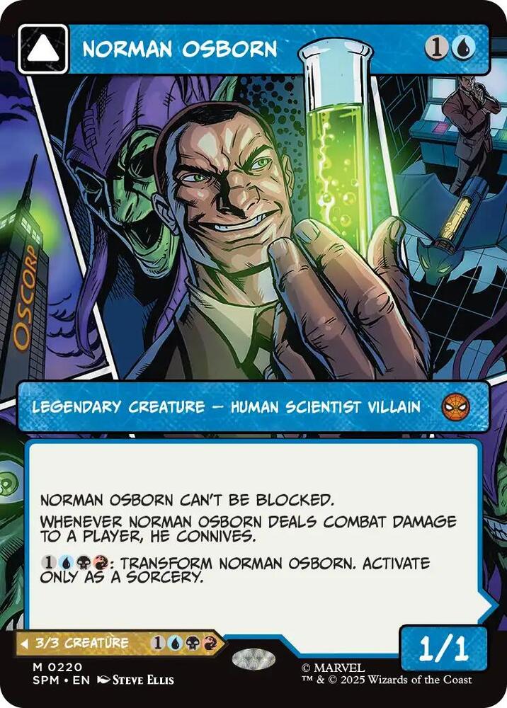 Norman Osborn Borderless 220 (Marvel's Spider-Man)  - Foil | Good Games Adelaide SA
