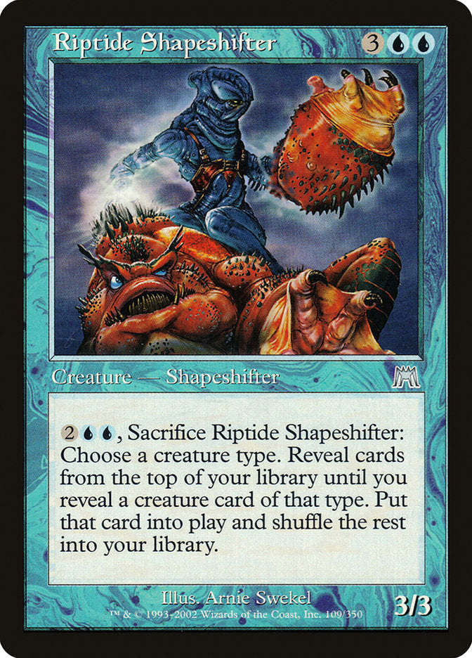 Riptide Shapeshifter 109 (Onslaught)  - Foil | Good Games Adelaide SA