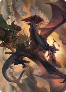 Witch king Bringer of Ruin Art Card 34 (Art Series: Universes Beyond: The Lord of the Rings: Tales of Middle-earth)  | Good Games Adelaide SA