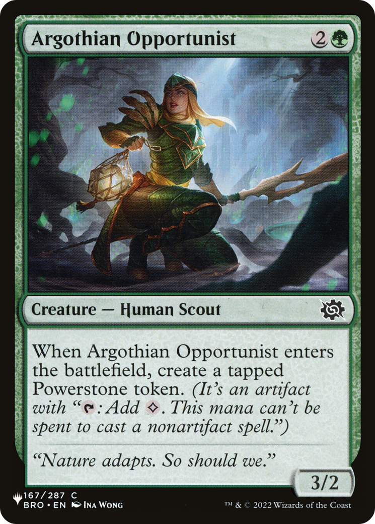 Argothian Opportunist [The List Reprints] | Good Games Adelaide SA