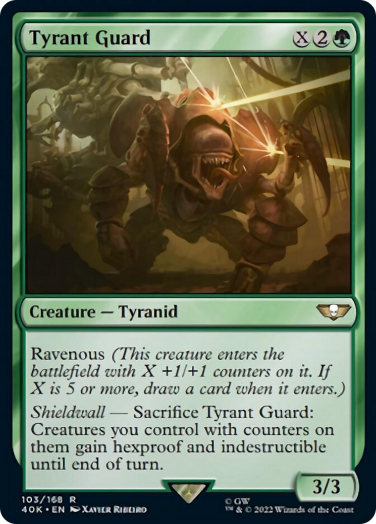 Tyrant Guard (Surge Foil) [Universes Beyond: Warhammer 40,000] | Good Games Adelaide SA