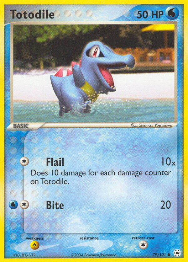 Totodile (79/101) [EX: Hidden Legends] | Good Games Adelaide SA