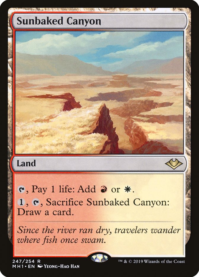 Sunbaked Canyon 247 (Modern Horizons)  - Foil | Good Games Adelaide SA