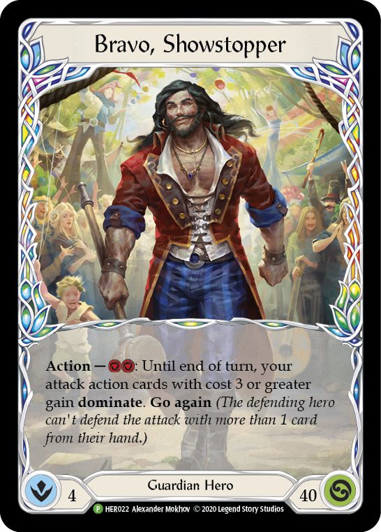 Bravo, Showstopper [HER022] (Promo)  1st Edition Rainbow Foil | Good Games Adelaide SA