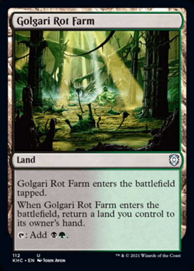 Golgari Rot Farm [Kaldheim Commander] | Good Games Adelaide SA