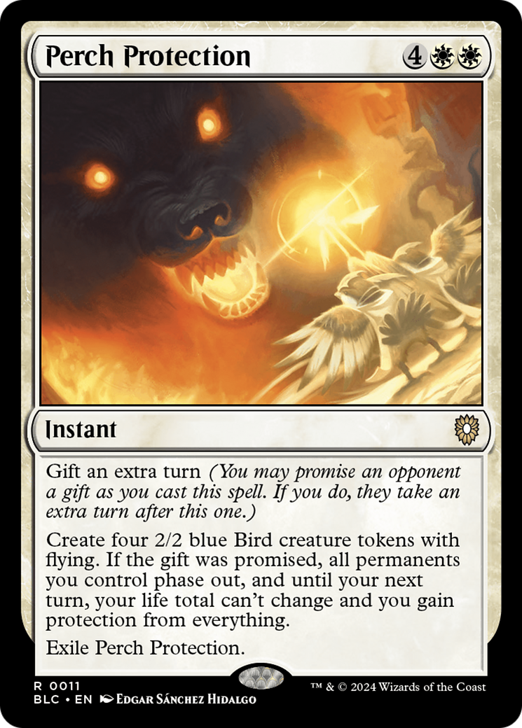Perch Protection [Bloomburrow Commander] | Good Games Adelaide SA