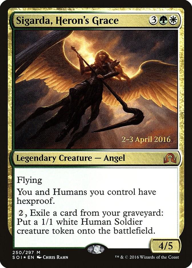 Sigarda Herons Grace 250 (Prerelease Cards)  - Foil | Good Games Adelaide SA