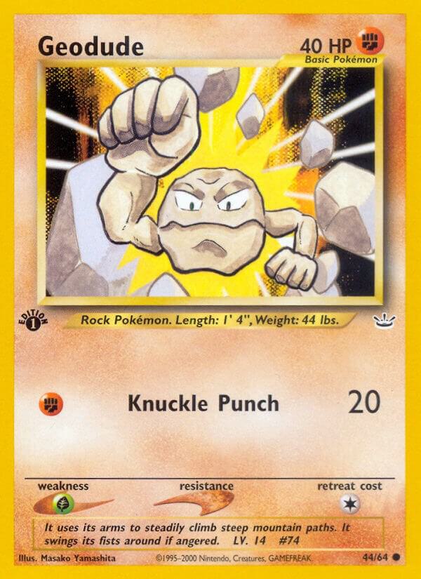 Geodude 44/64 (Neo Revelation)  - 1st Edition | Good Games Adelaide SA