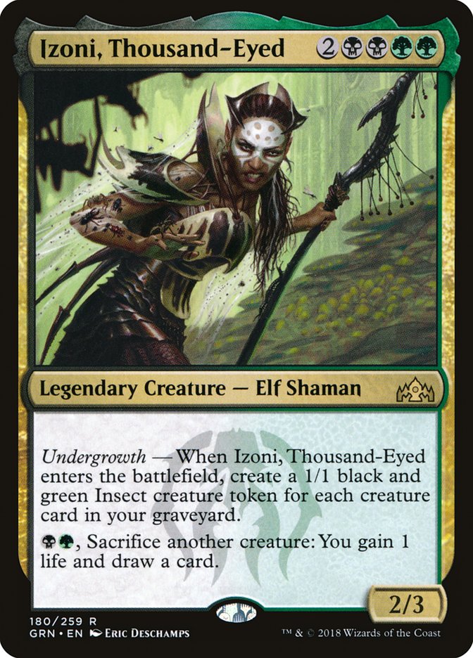 Izoni, Thousand-Eyed 180 (Guilds of Ravnica)  | Good Games Adelaide SA