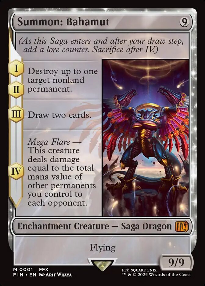 Summon: Bahamut 1 (FINAL FANTASY)  - Foil | Good Games Adelaide SA