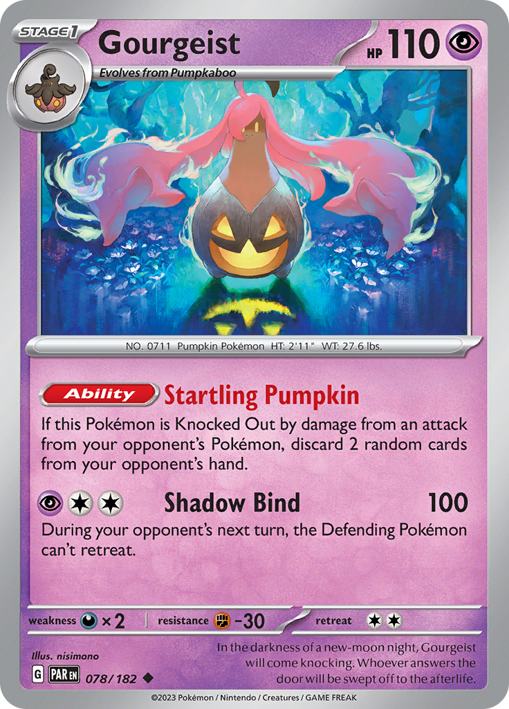 Gourgeist (078/182) [Scarlet & Violet: Paradox Rift] | Good Games Adelaide SA