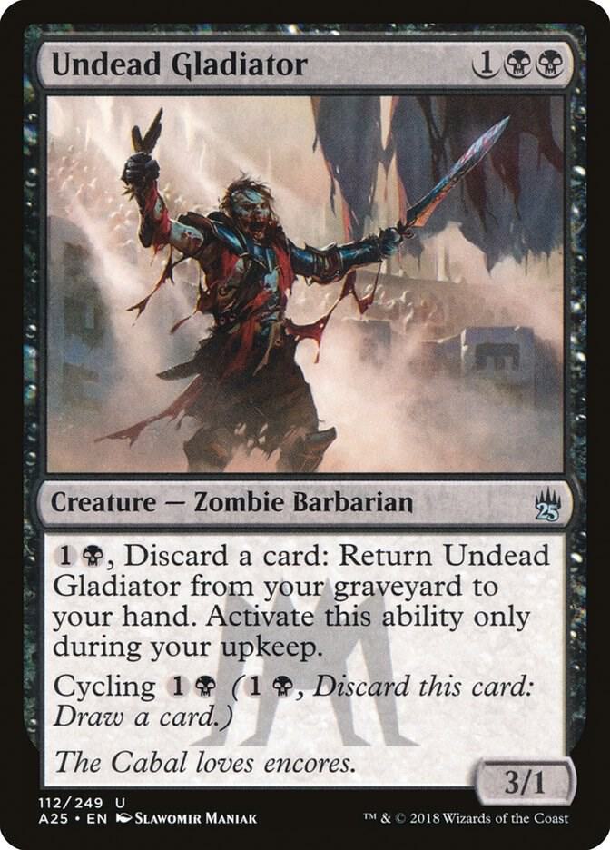 Undead Gladiator 112 (Masters 25)  - Foil | Good Games Adelaide SA