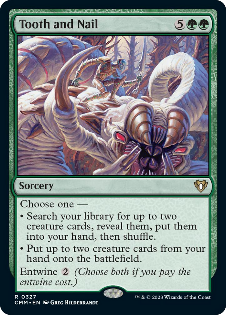 Tooth and Nail [Commander Masters] | Good Games Adelaide SA