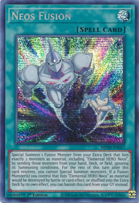 Neos Fusion [MP20-EN027] Prismatic Secret Rare | Good Games Adelaide SA
