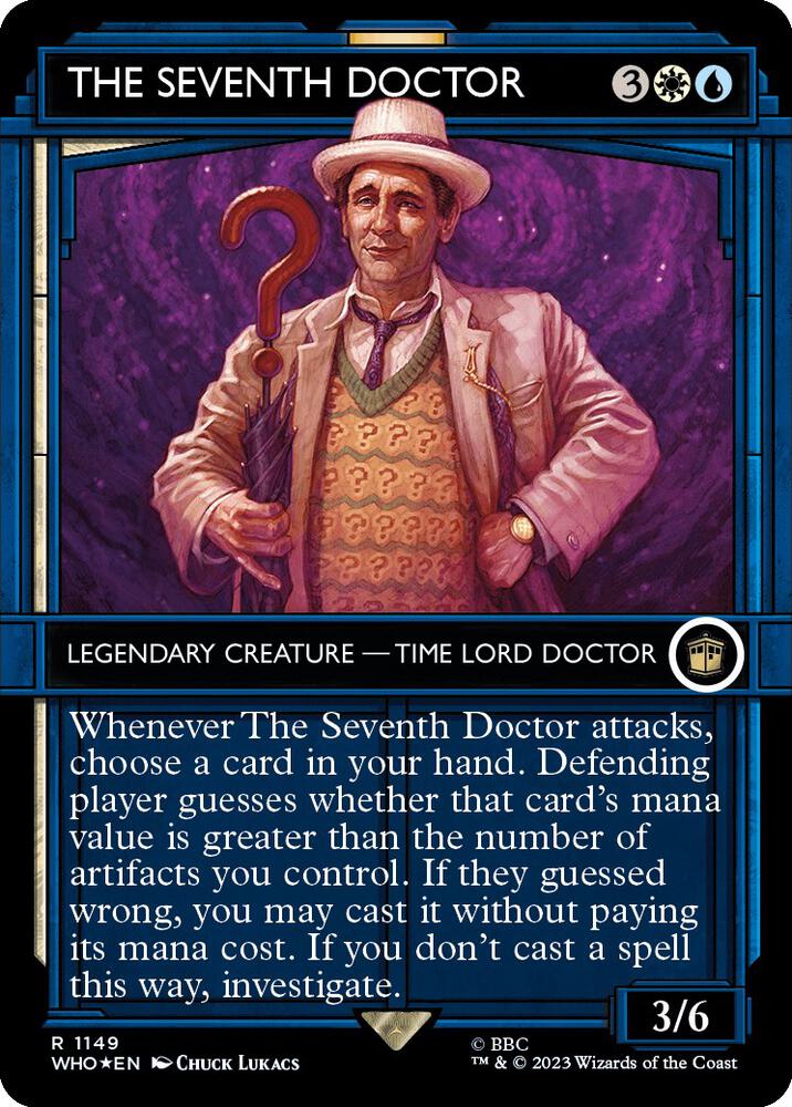 The Seventh Doctor 1149 (Universes Beyond: Doctor Who)  - Foil | Good Games Adelaide SA