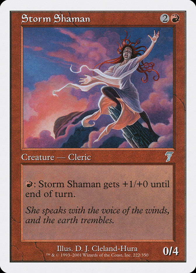 Storm Shaman 222 (7th Edition)  | Good Games Adelaide SA