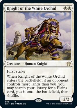 Knight of the White Orchid 95 (Commander 2021)  | Good Games Adelaide SA