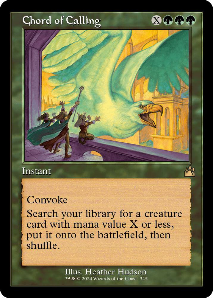 Chord of Calling 345 (Ravnica Remastered)  - Foil | Good Games Adelaide SA