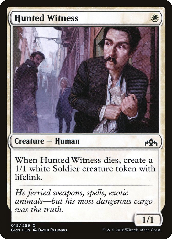 Hunted Witness 15 (Guilds of Ravnica)  | Good Games Adelaide SA
