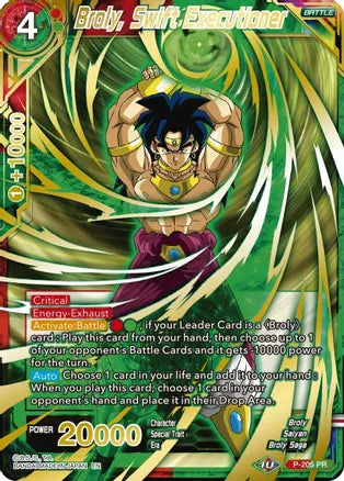 Broly, Swift Executioner (Gold Stamped) [P-205] | Good Games Adelaide SA