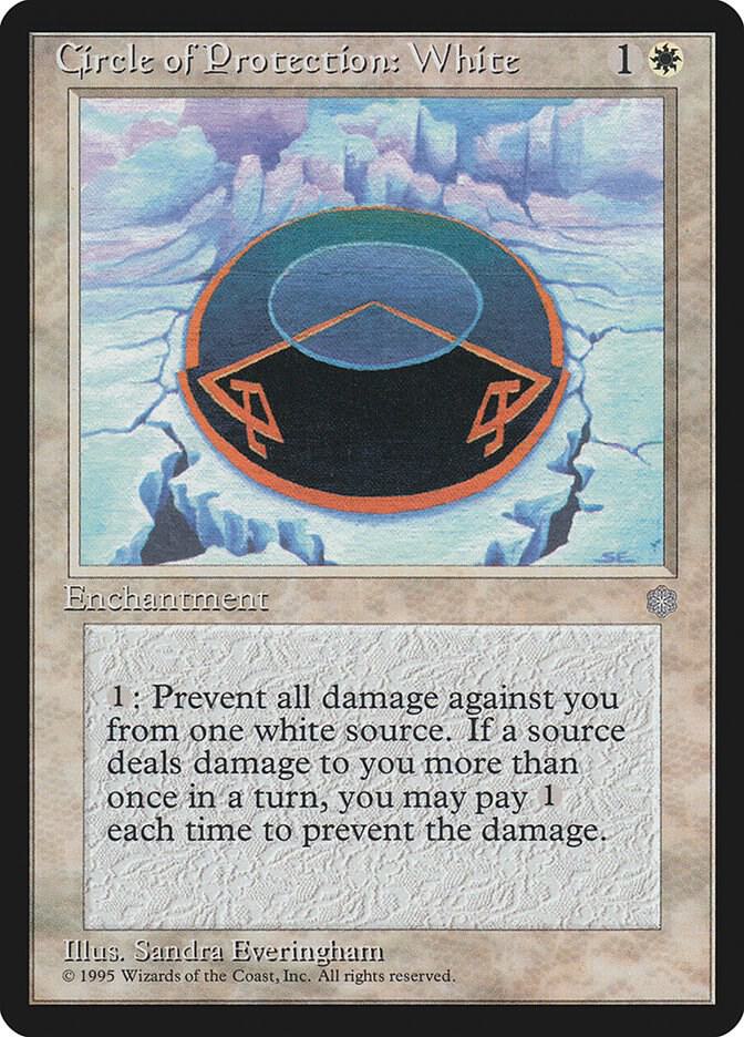 Circle of Protection: White  (Ice Age)  | Good Games Adelaide SA