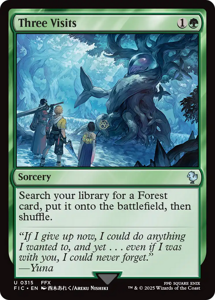 Three Visits [FINAL FANTASY Commander] | Good Games Adelaide SA