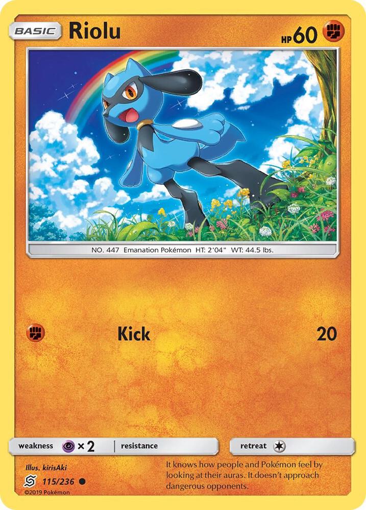 Riolu 115/236 (SM - Unified Minds)  | Good Games Adelaide SA