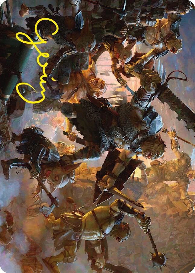 Thrill of Possibility Art Card Gold Stamped Signature 71 (Art Series: Universes Beyond: The Lord of the Rings: Tales of Middle-earth)  | Good Games Adelaide SA