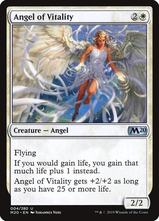 Angel of Vitality 4 (Core Set 2020)  - Foil | Good Games Adelaide SA