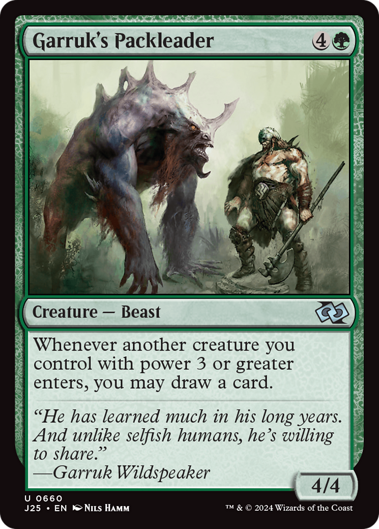 Garruk's Packleader [Foundations Jumpstart] | Good Games Adelaide SA