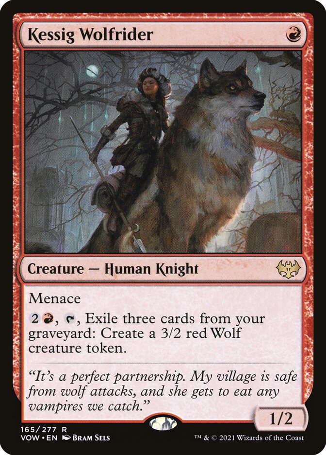 Kessig Wolfrider 165 (Innistrad: Crimson Vow)  | Good Games Adelaide SA