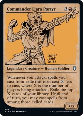 Commander Liara Portyr Showcase 418 (Commander Legends: Battle for Baldur's Gate)  - Foil | Good Games Adelaide SA
