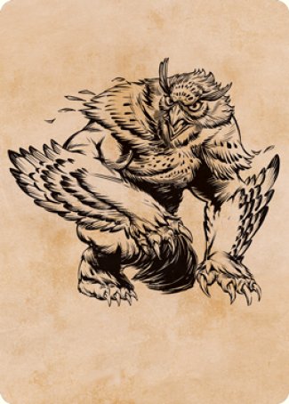 Owlbear (Showcase) Art Card [Dungeons & Dragons: Adventures in the Forgotten Realms Art Series] | Good Games Adelaide SA