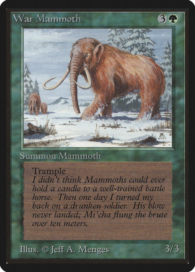 War Mammoth [Limited Edition Beta] | Good Games Adelaide SA