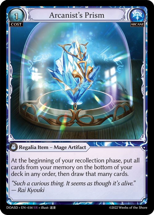 Arcanist's Prism (034) [Dawn of Ashes: Starter Decks] | Good Games Adelaide SA