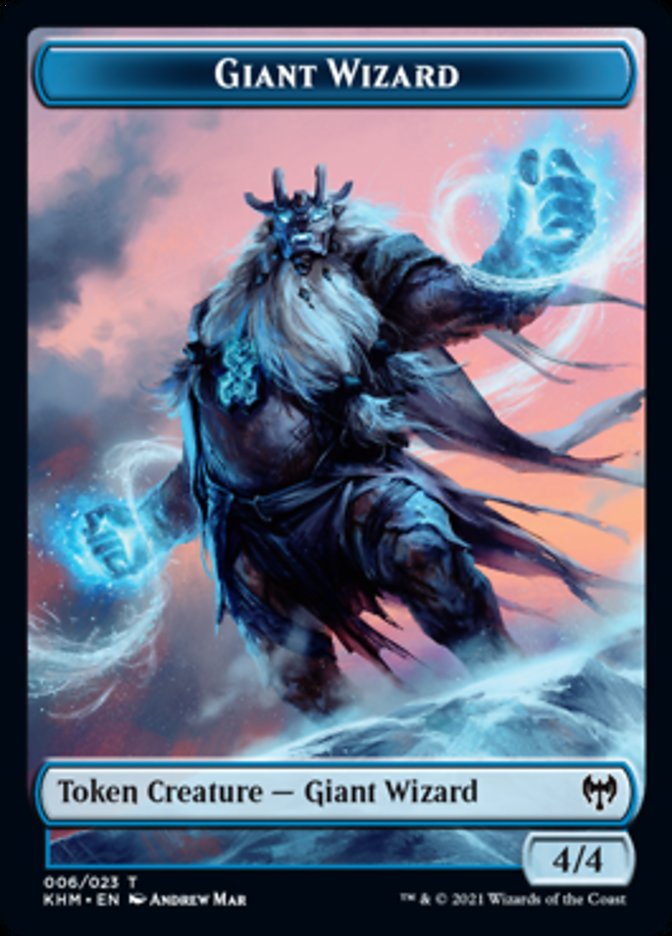 Giant Wizard Token [Kaldheim] | Good Games Adelaide SA