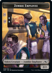 Zombie Employee // Balloon Double-sided Token [Unfinity Tokens] | Good Games Adelaide SA