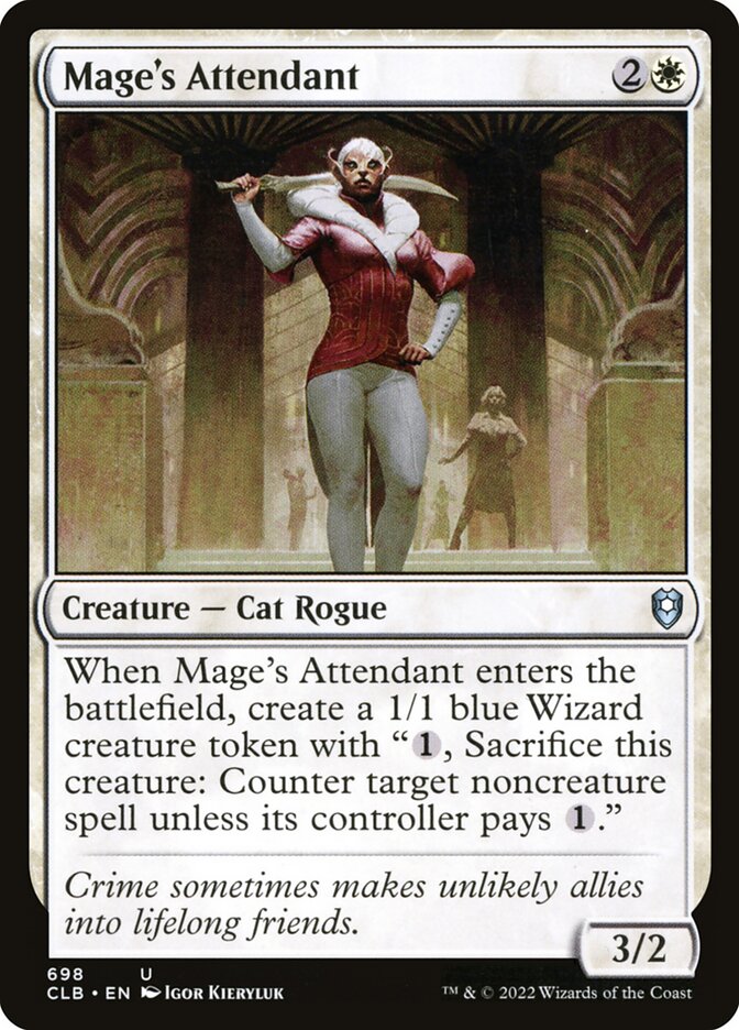 Mage's Attendant 698 (Commander Legends: Battle for Baldur's Gate)  | Good Games Adelaide SA