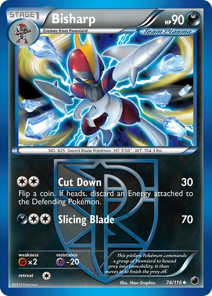 Bisharp Team Plasma 74 74/116 (Plasma Freeze)  - Reverse Holofoil | Good Games Adelaide SA