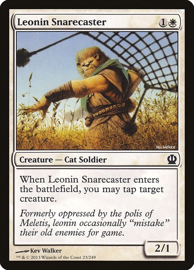 Leonin Snarecaster 23 (Theros)  - Foil | Good Games Adelaide SA