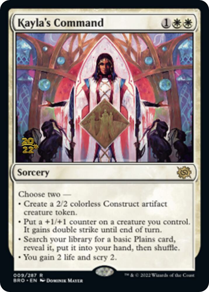 Kaylas Command 9 (Prerelease Cards)  - Foil | Good Games Adelaide SA
