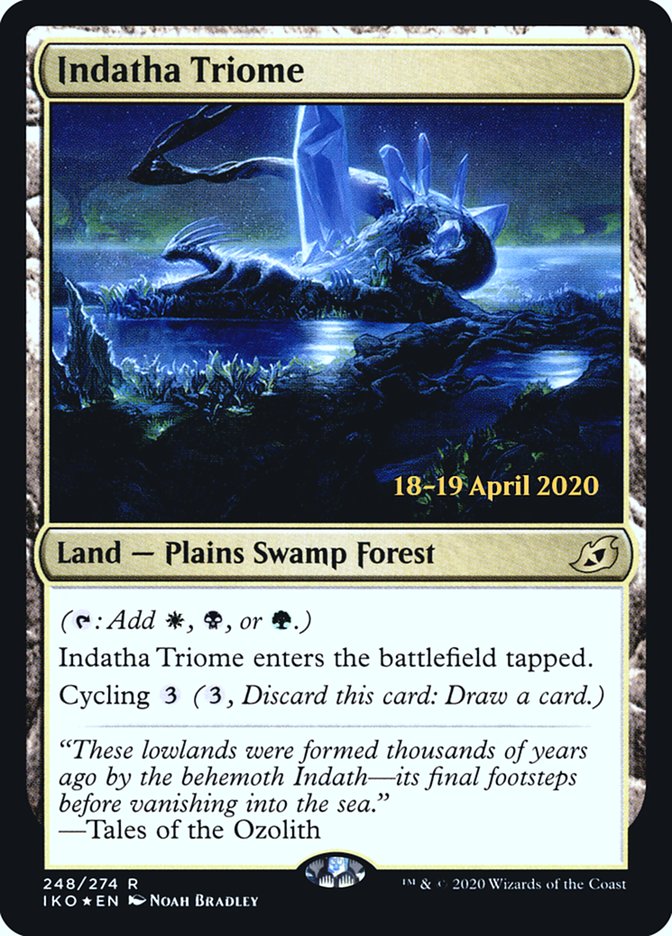 Indatha Triome  [Ikoria: Lair of Behemoths Prerelease Promos] | Good Games Adelaide SA