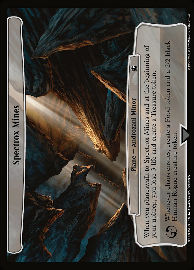 Spectrox Mines 599 (Planechase: Universes Beyond: Doctor Who)  | Good Games Adelaide SA